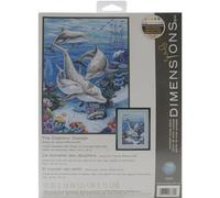 Dimensions D03830, Dolphins Domain, Blue, By the yard