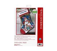 Dimensions D08751 Cute Carolers/Snowman Christmas Stocking Counted Cross Stitch
