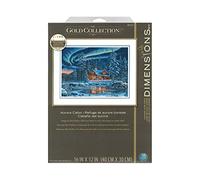 Dimensions D35212 | Aurora Cabin Picture Counted Cross Stitch Kit | 41 x 30cm