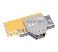 Dimensions EK Success-Large Edger Paper Punch: Diamond Flowers, Metal, Multi-Colour, 16 x 9.5 x 3.5 cm