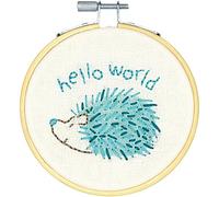Dimensions Embroidery Kit with Hoop: Crewel: Hello Hedgehog, Wood, Various, One