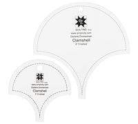 Dimensions Ez Quilting 8829463 Clam Template-3 inches and 6 inches