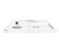 Dimensions Ez Quilting Bias Acrylic Ruler - Clear,One Size,8829465