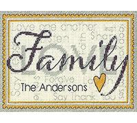 Dimensions "Family Counted Cross Stitch Kit, Multi-Colour