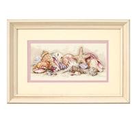 Dimensions Gold Petite Counted Cross Stitch Kit 8"X4"-Seashell Treasures (18 Count) -65035