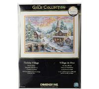Dimensions Holiday Village Counted Cross Stitch Kit The Gold Collection