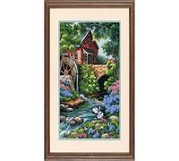 Dimensions Old Mill Cottage, Canvas, Multicoloured, 12 x 16 (30 x 41 cm)
