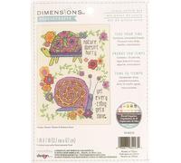 Dimensions Take Your Time Counted Cross Stitch Kit for Beginners, 5" x 7", 14 Cnt. Ivory Aida 4 pcs