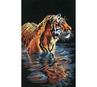 Dimensions 35222 Tiger Chilling Out, Black