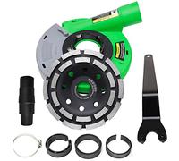 Diment Power Universal Surface Grinding Dust Shroud for Angle Grinder 125mm + Diamond Grinding Cup Wheel 125mm