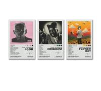Dimeouee A Set Of 3 Tyler Poster The Creator Album Cover Signed Wall Art Canvas Posters Room Decorative Aesthetic Print Decor Posters 08x12inch(20x30cm)-3pcs Style-5
