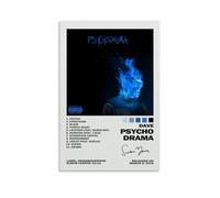 Dimeouee Dave Poster Psychodrama Signed Album Posters for Room Aesthetic Canvas Wall Art Bedroom Decor20x30inch(50x75cm)