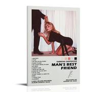 Dimeouee Sabrina Signed Carpenter Man's Best Friend Posters for Room Aesthetic Canvas Wall Art Bedroom Decor16x24inch(40x60cm)