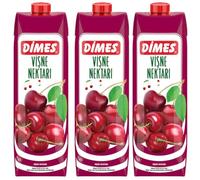 Dimes Sour Cherry Juice fruit juice 1000 Mililiter x 3 Pieces