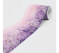 Dimex 5m x 15cm Self Adhesive Wallpaper Border Lavender Floral Non-Woven Wallpaper Border