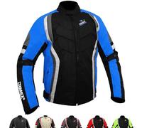 Dimex Men’s Motorcycle Jacket - Waterproof Cordura Textile Biker Jacket with Armours - All Season Riding Jacket with Reflective Panels & Air Vents