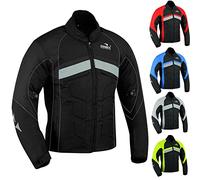 Dimex Mens Motorcycle Waterproof Cordura Textile Jacket Motorbike Armours