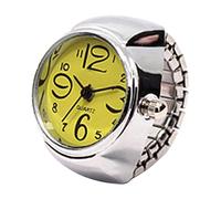 Dimfurke Ring Watch Ring Watch for Ring Watch for Women Ring Negativity Rings that Break (Yellow, One Size)