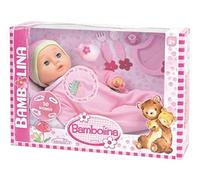 Dimian Bambolina Doll Speaks 50 Words + 5 Accessories 18"