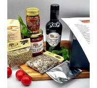 Dimino Italian Food Hamper, Pizza Recipe Hamper Filled with Authentic Sicilian Goodies. Food Hamper Gift Box, Italian Gift Ideas for Any Occasion!