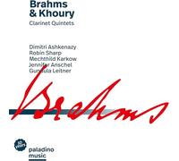 Dimitri Ashkenazy - Brahms & Khoury: Clarinet Quintets