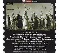 Dimitri Mitropoulos & New York Philharmonic Orchestra - Mitropoulos conducts Tchaikovsky, Mussorgsky, Borodin, Shostakovich
