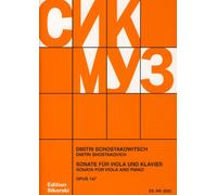 Dimitri Shostakovich: Sonata For Viola And Piano Op.147: Viola: Instrumental