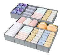 DIMJ Draw Organisers Underwear Organiser, Nursery Organizer, 10 Pack, Grey