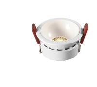 Dimmable 20W COB Recessed Ceiling Light High CRI Anti-Glare Hive Design Cold White Indoor Lighting Fixture for Home & Office Energy Efficient Modern Decor