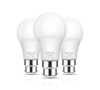 Dimmable Bayonet Light Bulbs, 60W B22 Light Bulbs Warm White, 3Pack | 9W 800LM, 3000K Soft Glow, B22 BC Bayonet Cap, A60 Standard LED Bulb, Ideal for Ceilling, Floor Lamp