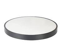 Dimmable Black LED Ceiling Light Modern Round Pendant Lamp with Remote Control Metal Flush Mount Fixture for Kitchen Living Room Dining Room Bathroom 60cm