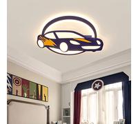 dimmable ceiling light led children's lamp 50cm round blue chandelier with remote control children's room bedroom living room dining room office light car modern styling lighting