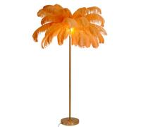 Dimmable Feather Floor Lamp 160cm d Reading Lamp Elegant Bedside Light for Living Room & Bedroom G4 LED Stylish Design Perfect Home Decor Aent