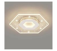 Dimmable LED Aisle Ceiling Chandelier Light for Hallway Porch Gallery Kitchen Hotel Restaurant Villa Office - Warm White Indoor Hanging Lamp (20x5cm)