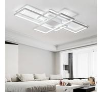Dimmable LED Ceiling Light Chandelier Lamp Living Room Kitchen Remote Control UK