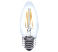 Dimmable LED Clear Candle Bulb 4.5W (40W) Warm-White Screw-Fitting (E27)