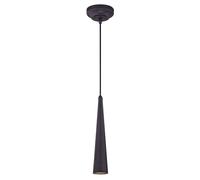 Dimmable LED Light Fitting Ceiling Pendant Brushed Gun Metal Cone CARNEY [EEK: G]