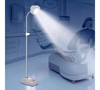 Dimmable LED operating light with height adjustment, 360° rotation, portable, shadow-free, for clinics, gynecology and plastic surgery