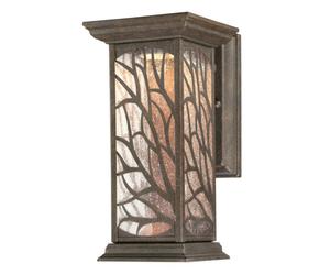 Dimmable LED Outdoor Wall Light Fitting Willow Bronze