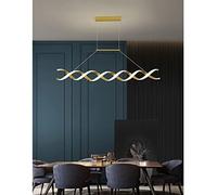 Dimmable LED Pendant Light for Dining Room & Living Room - Height Adjustable Hanging Lamp, Modern Ceiling Light Fixture for Indoor Home Decor, Elegant Table Lighting