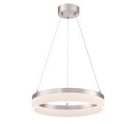 Dimmable LED pendant light Lucy Nickel / Acrylic glass