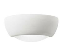 Dimmable LED Wall Light Unglazed Ceramic Semi Dome Lounge Lamp Lighting Fitting