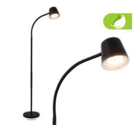 LED Standing Floor Lamp Cordless Rechargeable 6W Adjustable Dimmable IP20 Black