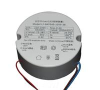 Dimmable Round LED Transformer Triac Dimming Power 300mA 600mA 750mA 1050mA Driver for Inisde of Lighting Fixture(40W 25-38V 1050mA)