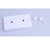 DIMMER KIT 2G TWIN PLATE
