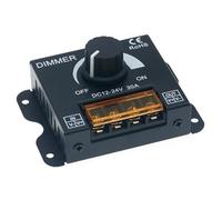 Dimmer Knob Switch LED Dimmer PWM DC 12V-24V 30A Lighting Dimming Controller Single Channel