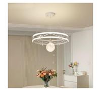 Dimming Astronaut Moon Style Modern LED Chandelier Lights Living Dining Room Bedroom Pendant Hall Lamps Indoor Lighting