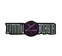 Dimmu Borgir Patch Iron on T-Shirt Embroidered Jacket Denim Jean Decorate Custom Handmade Gift Craft, Black Metal