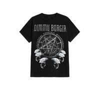 Dimmu Borgir Puritanical Euphoric Misanthropia Skulls T-Shirt - Black, M