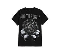 Dimmu Borgir - Puritanical Euphoric Misanthropia (Skulls) - T-Shirt - black - S - 100% Cotton S